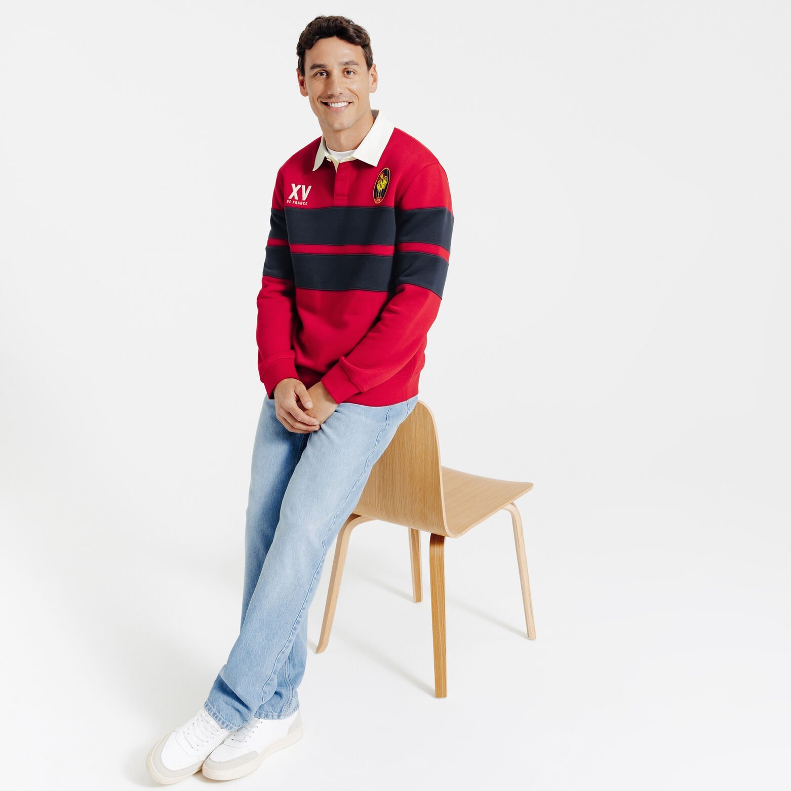 Polo manches longues licence France Rugby