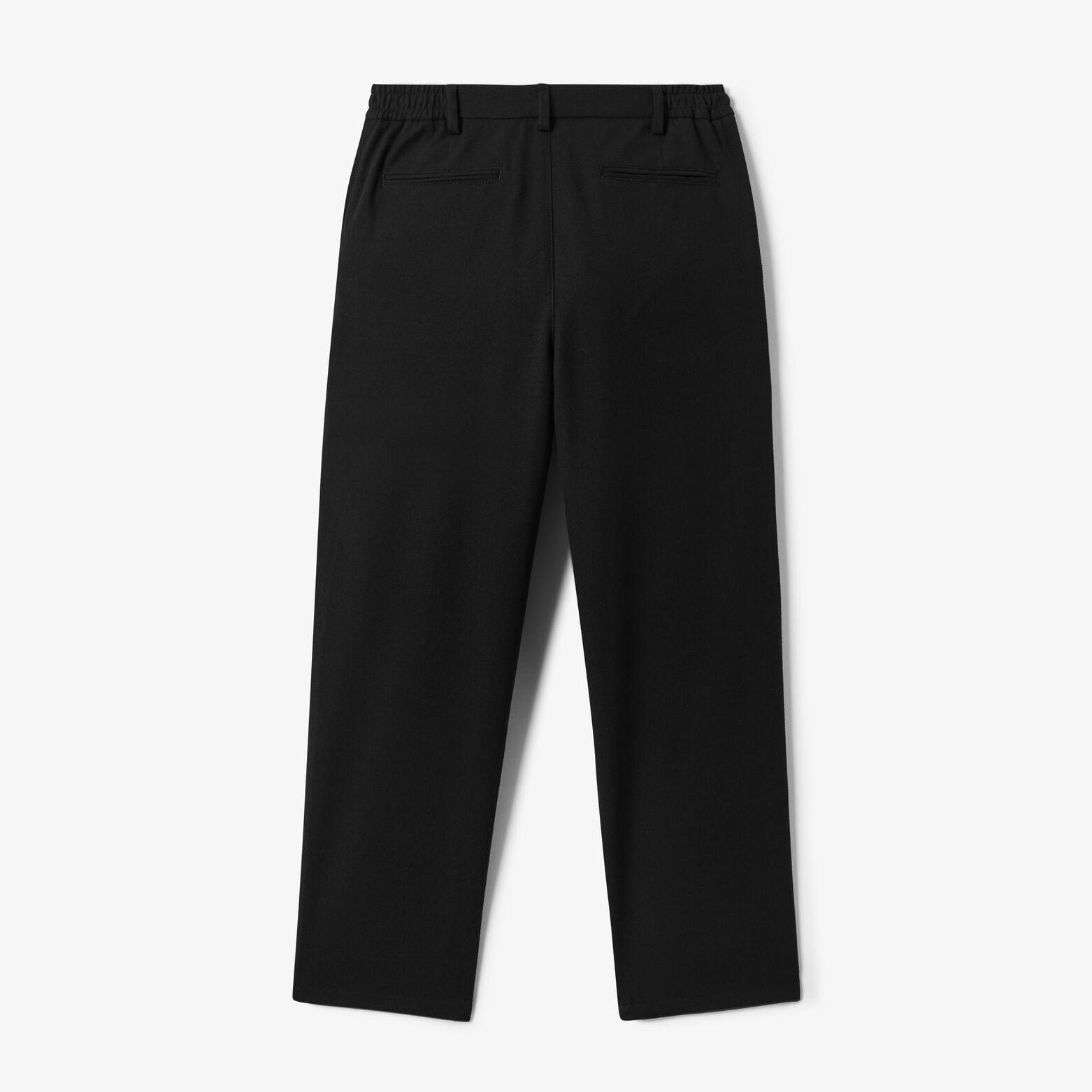 Pantalon straight taille &eacute;lastiqu&eacute;e