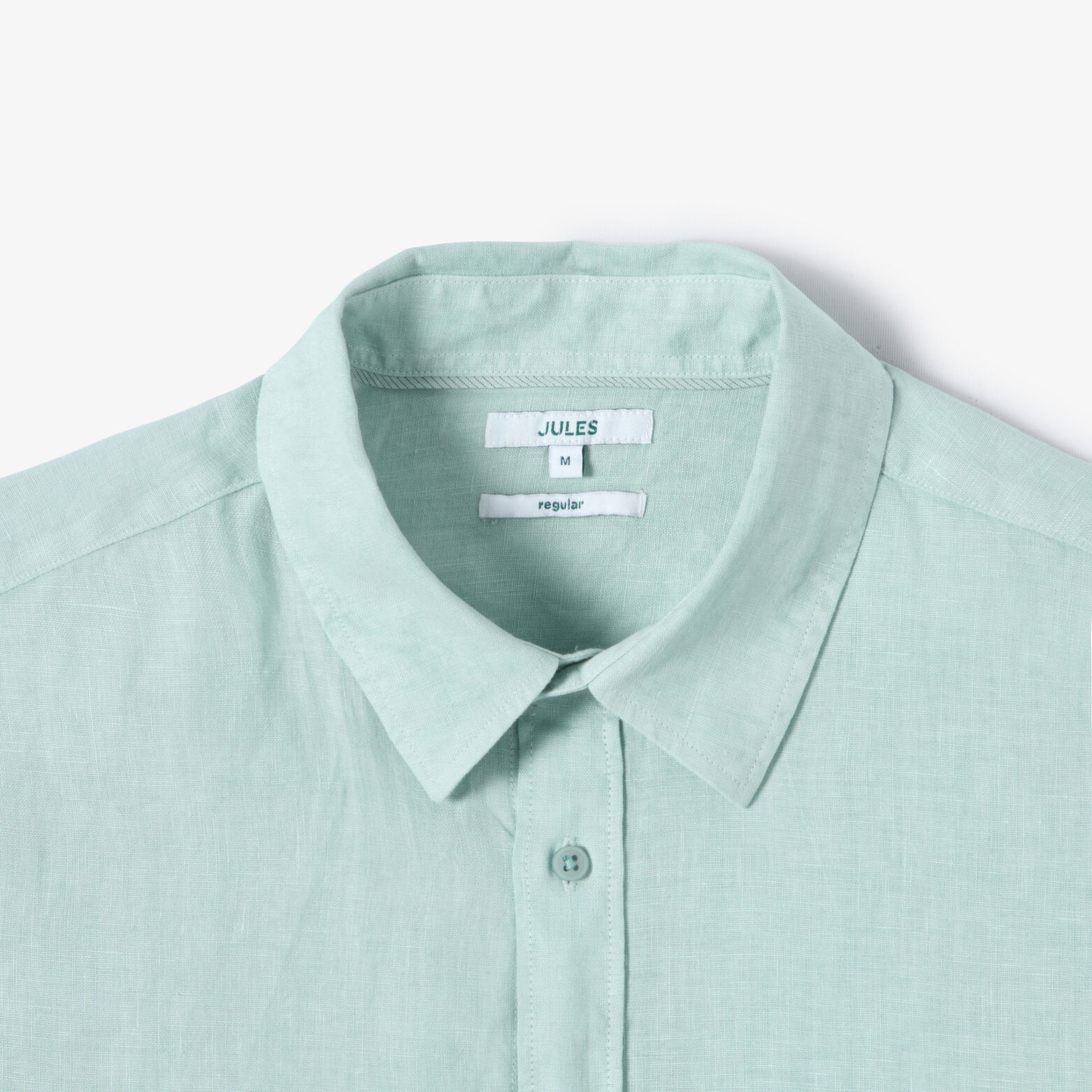 Chemise 100% lin regular unie