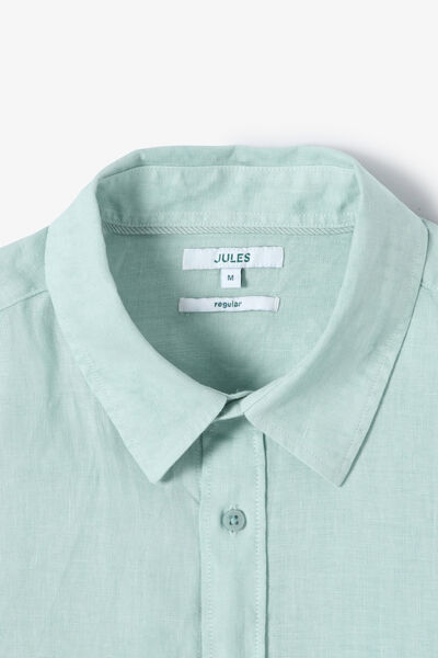 Chemise 100% lin regular unie
