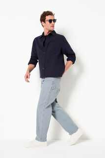 Surchemise en gaze de coton unie