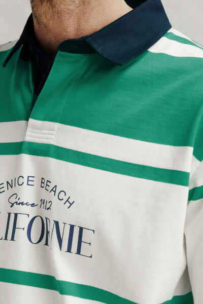 Polo manches courtes ray&eacute;