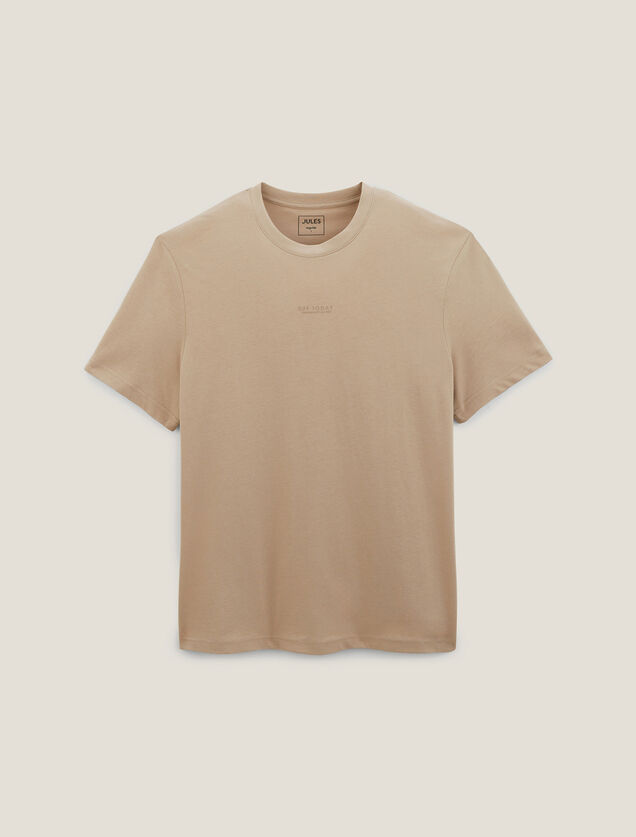 Tee shirt jersey imprim&eacute;  plac&eacute;