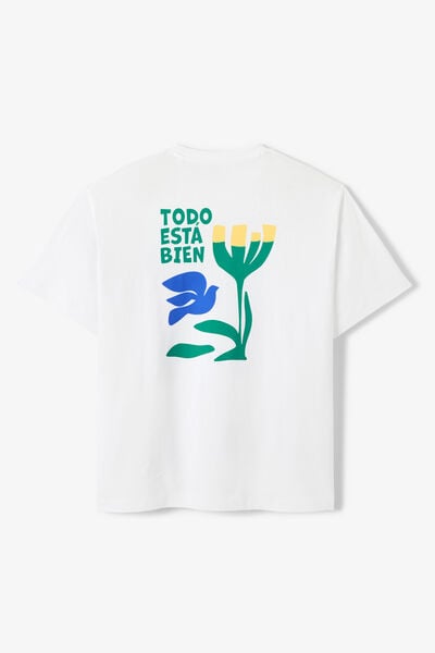Tee shirt imprim&eacute; devant dos