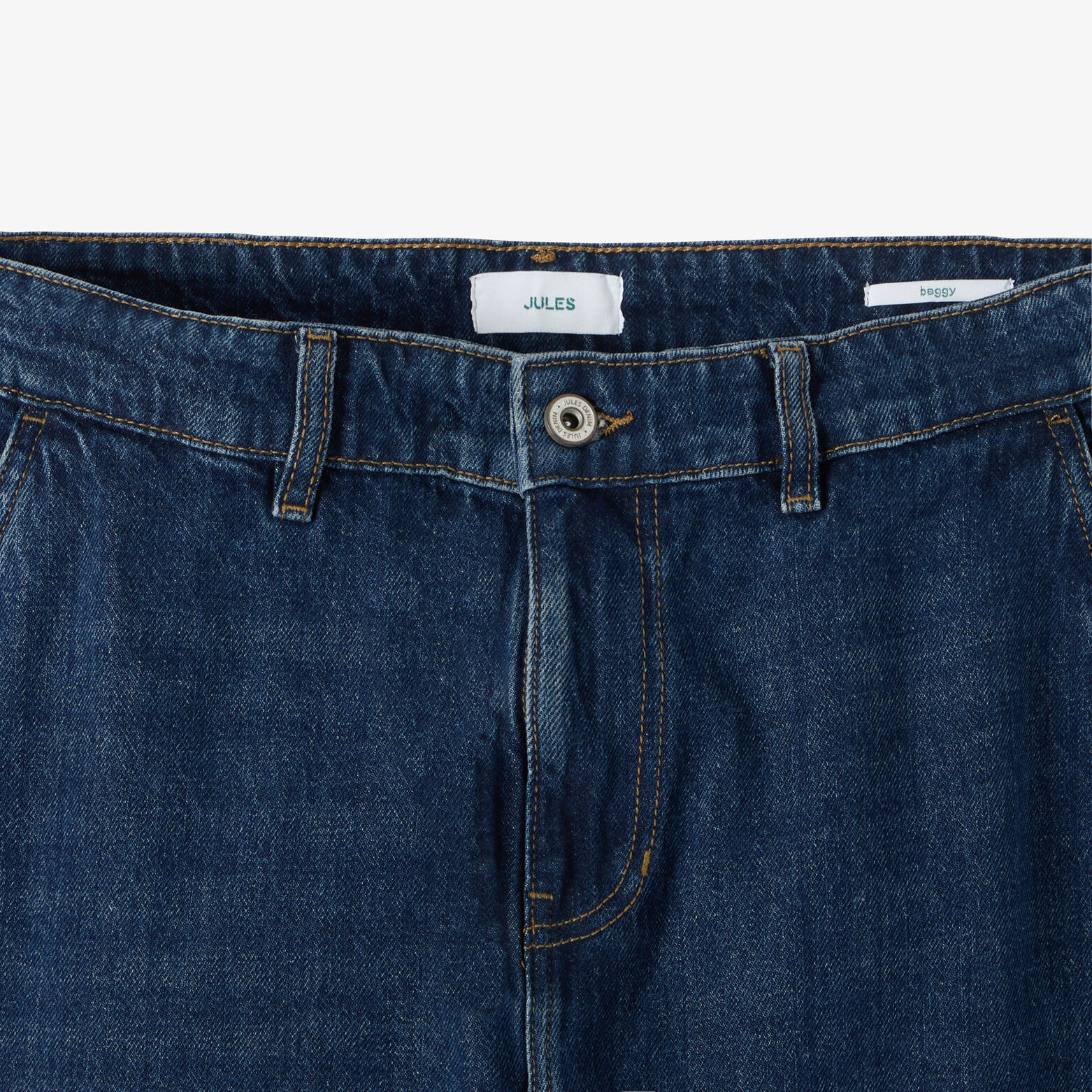 Jean baggy RE-JEAN d&eacute;lav&eacute; 100% coton
