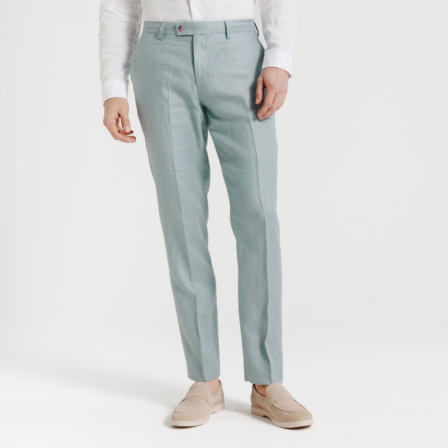 Pantalon de costume confort en lin