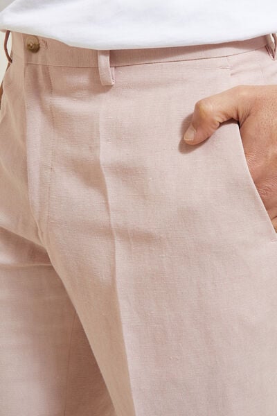 Pantalon de costume contenant du lin slim
