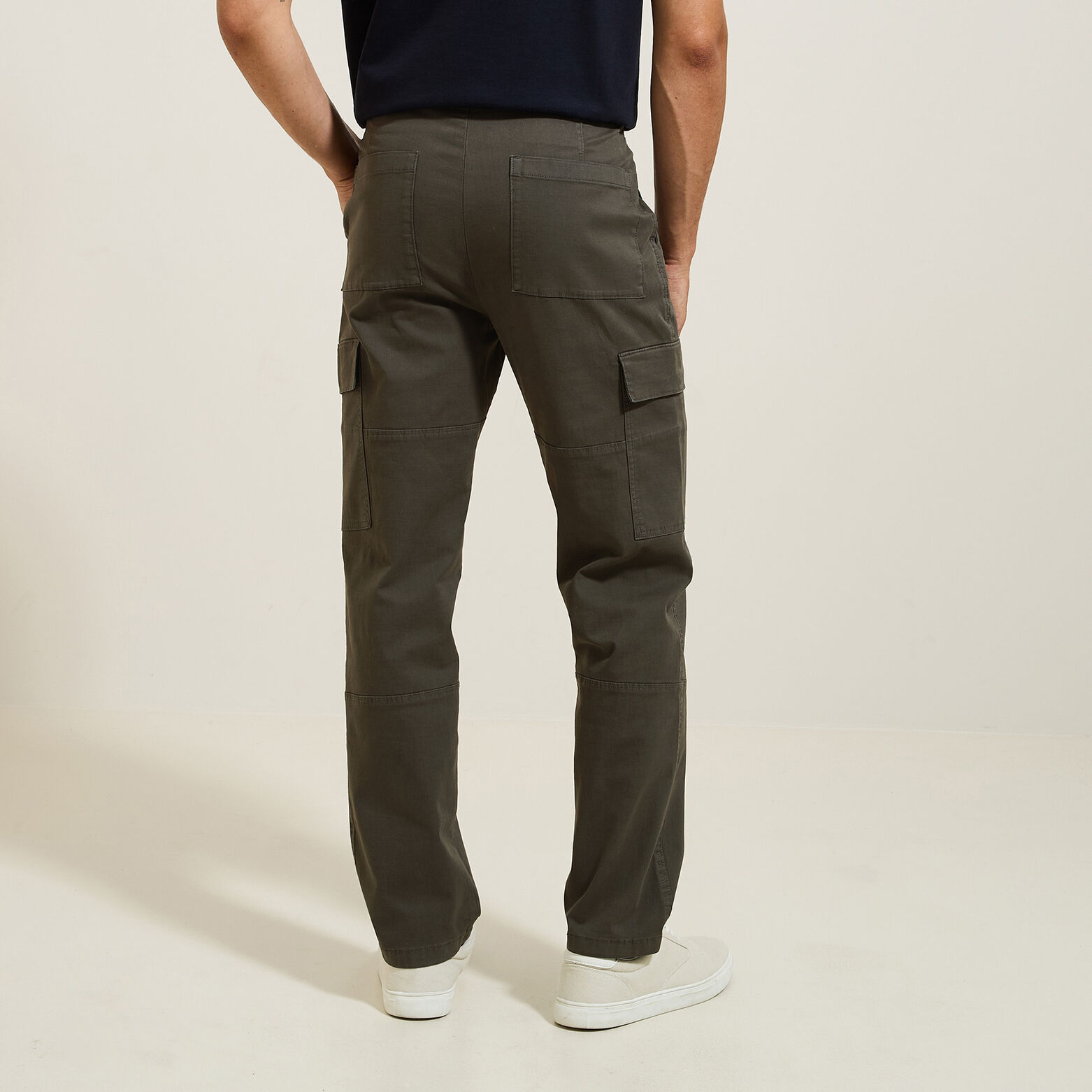 Cargo Slim Jules Pantalon Cargo Jean Loose Poches Cargo Noir Jules