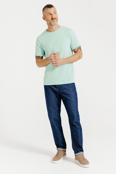 Basic T-shirt met ronde hals