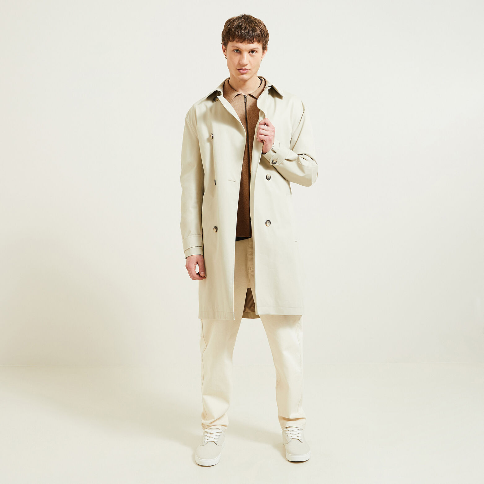 Gilet zipp&eacute; col chemise