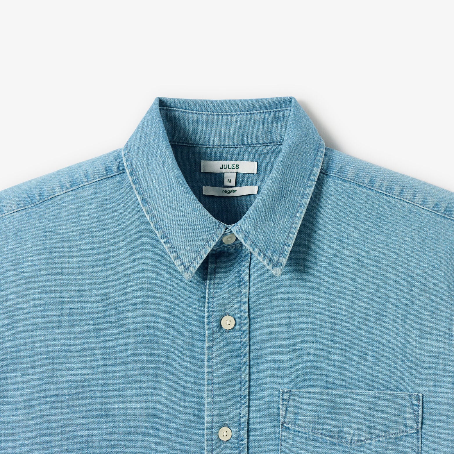 Chemise 100% coton chambray