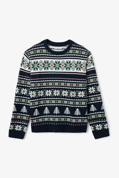 Pull de No&euml;l jacquard