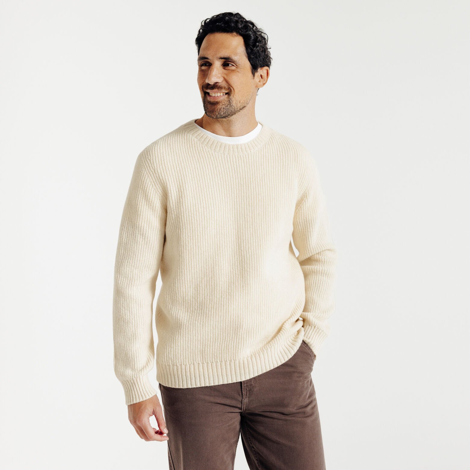 Pull mérinos cachemire Made in France