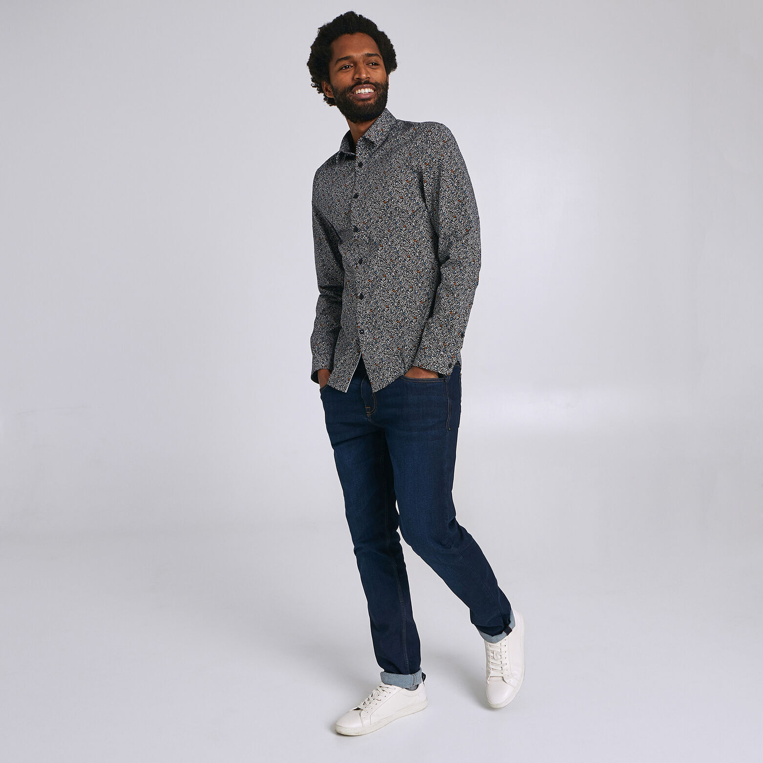 Ensemble chemise jean baskets Jules BE