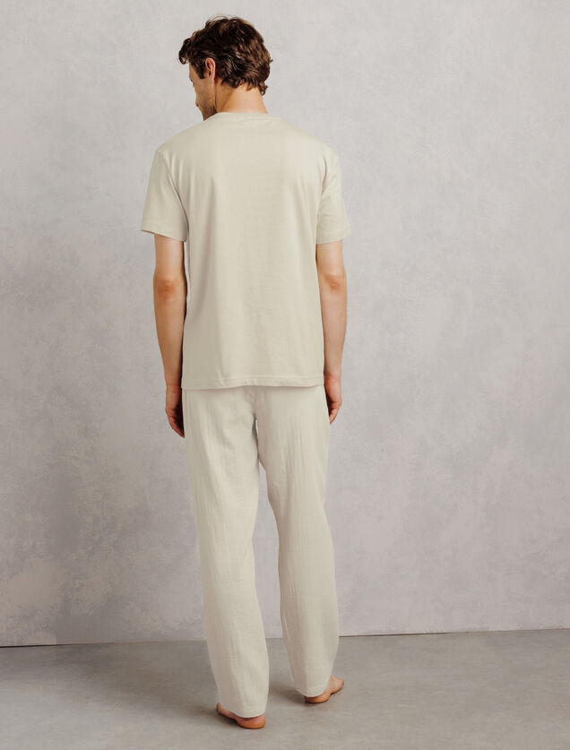 Pyjamaset met borduursel