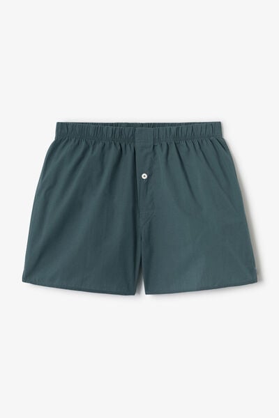 Caleçon uni en coton