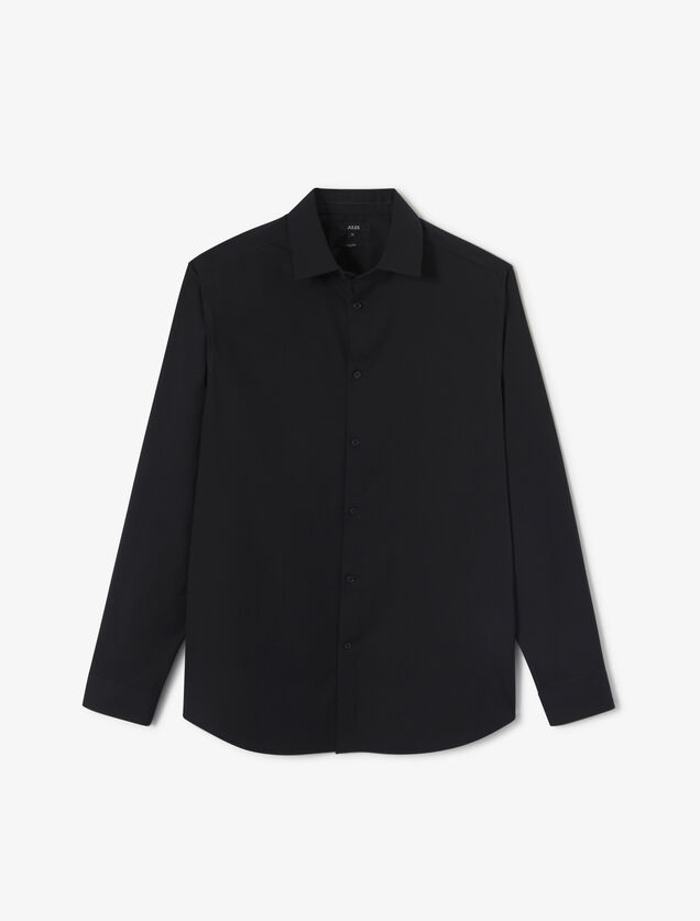 Chemise sans repassage en coton regular