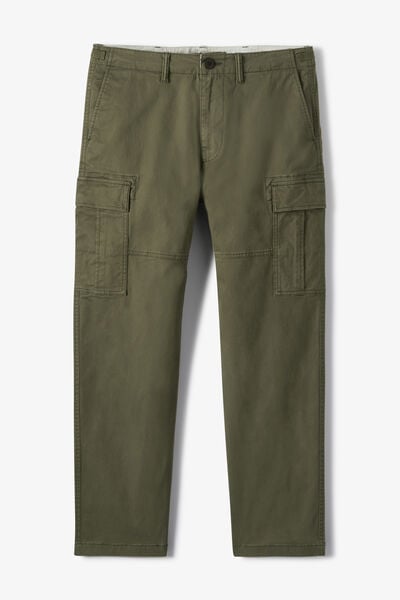 Pantalon cargo loose uni