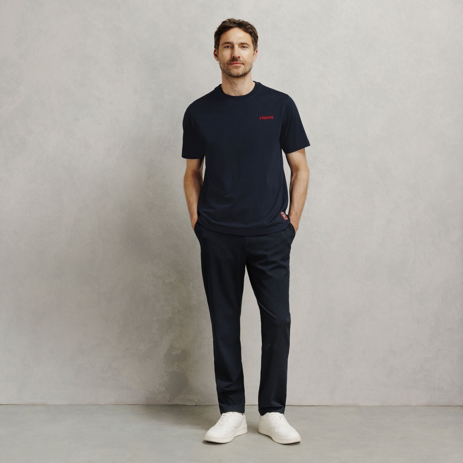 Tee shirt imprim&eacute; dos licence L'&Eacute;quipe