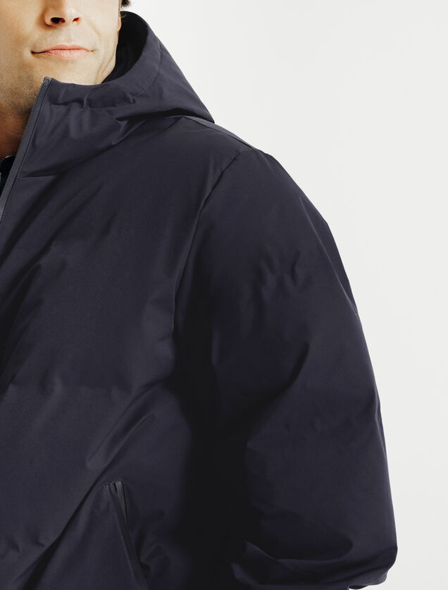 Doudoune zipp&eacute;e &agrave; capuche