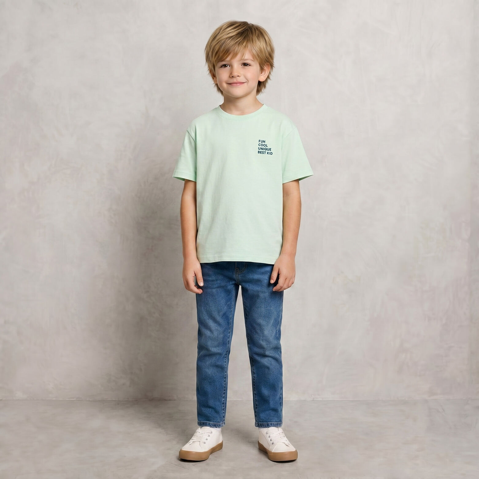Ensemble t-shirt f&ecirc;te des p&egrave;res - Bleu clair