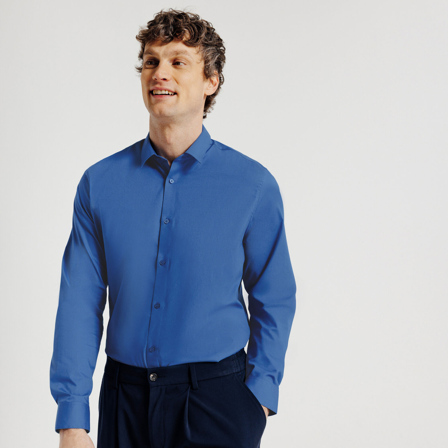 Chemise regular unie