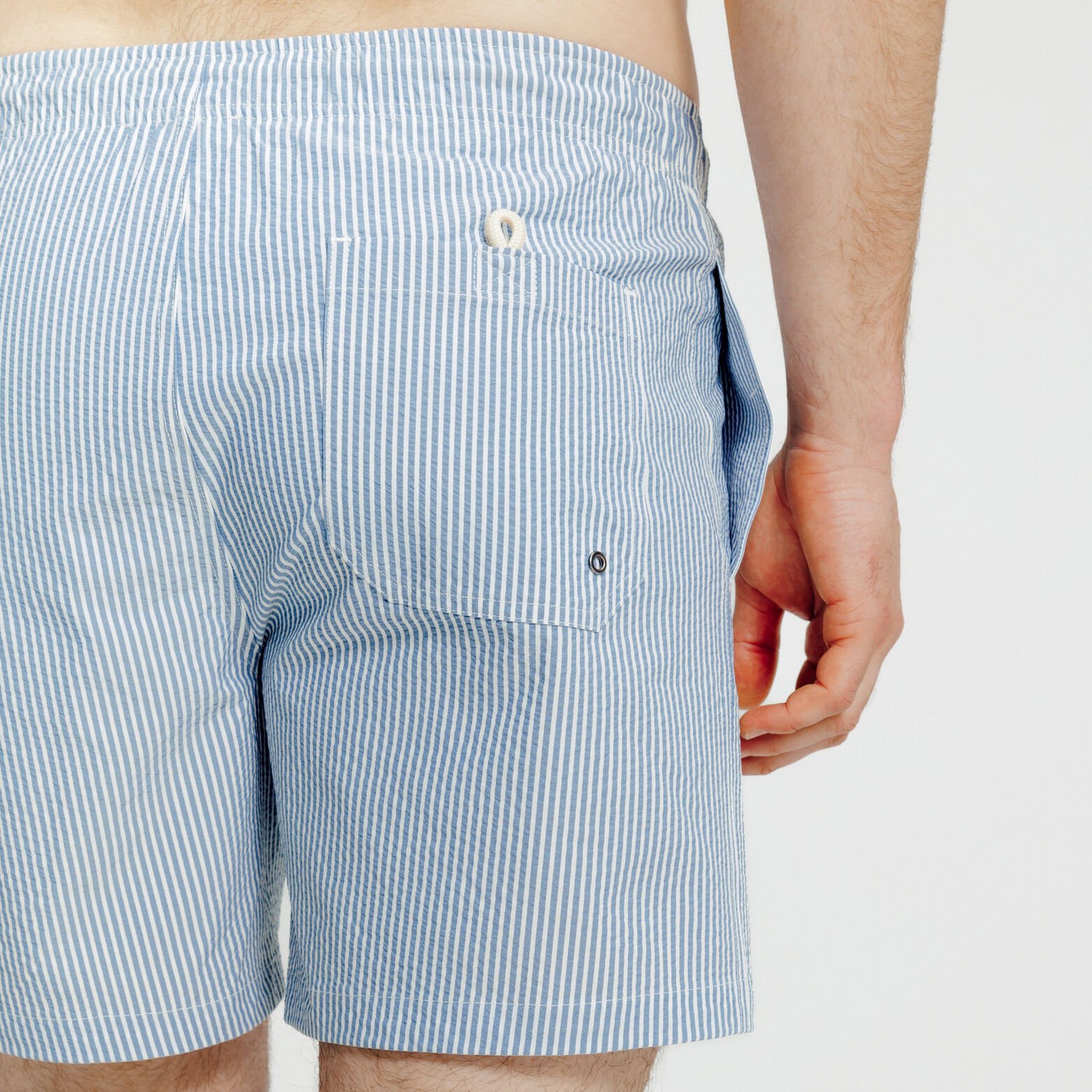 Maillot de bain seersucker ray&eacute;