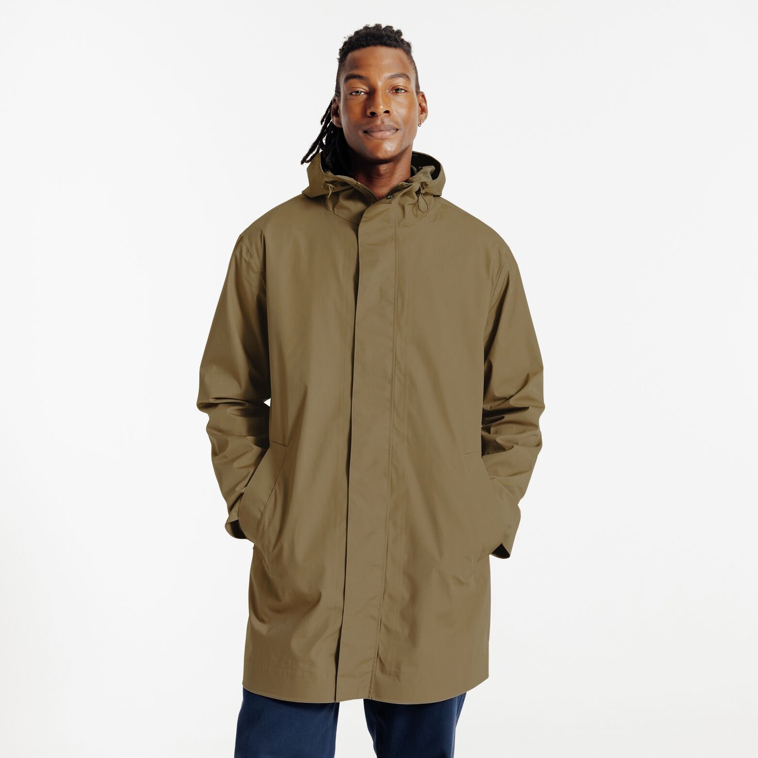 Parka longue waterproof à capuche