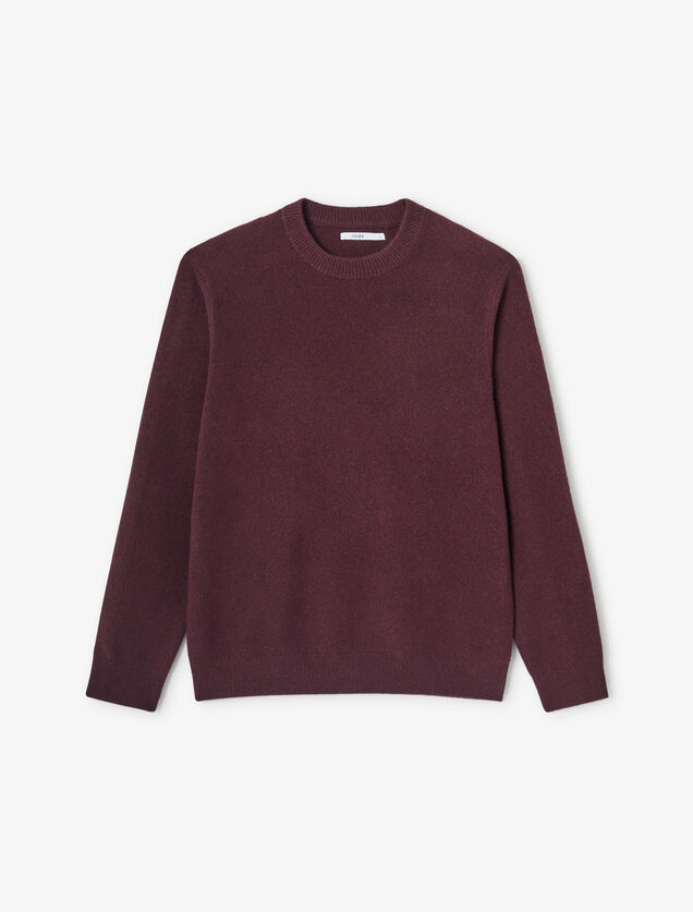 Pluizig trui ronde hals