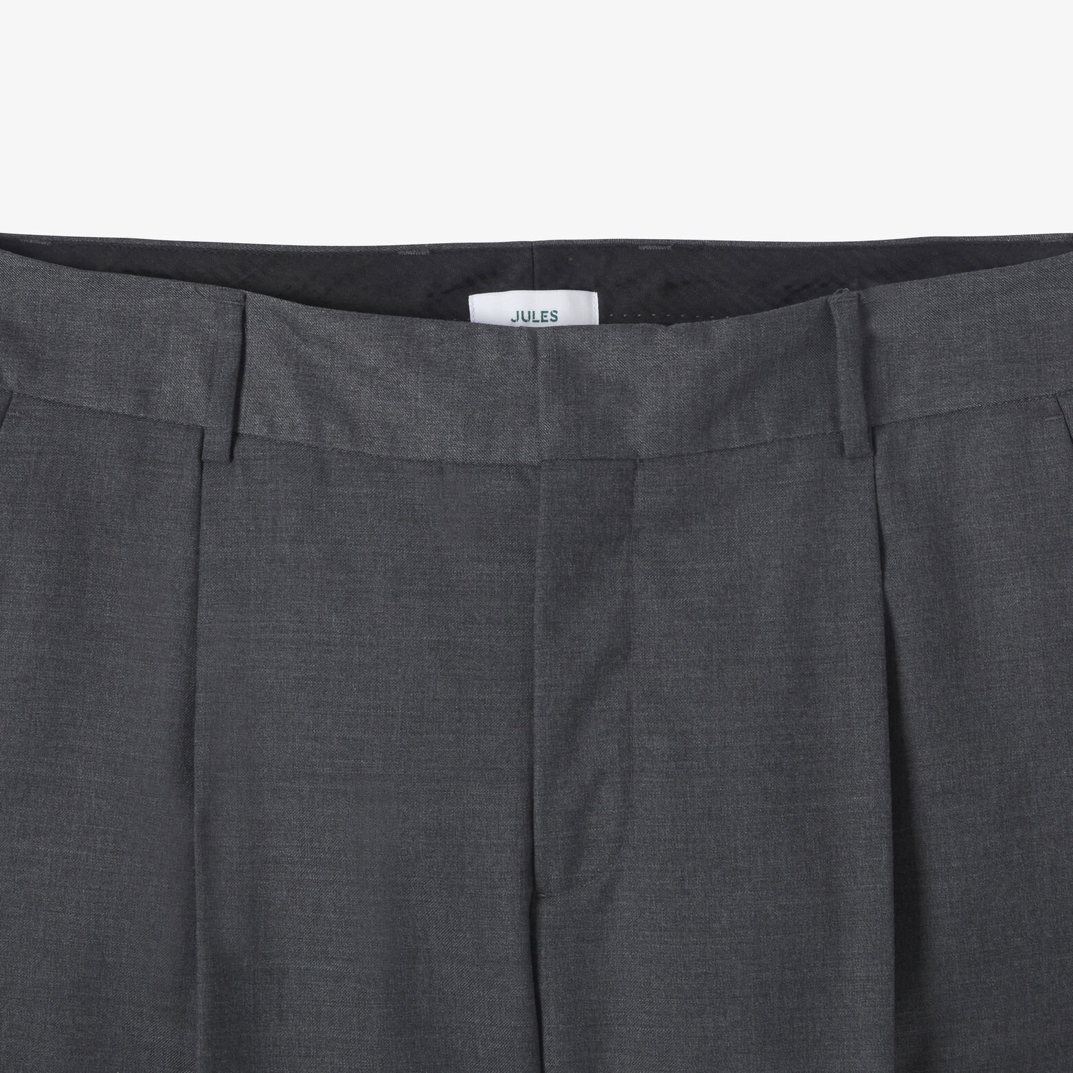 Pantalon chino tapered avec revers