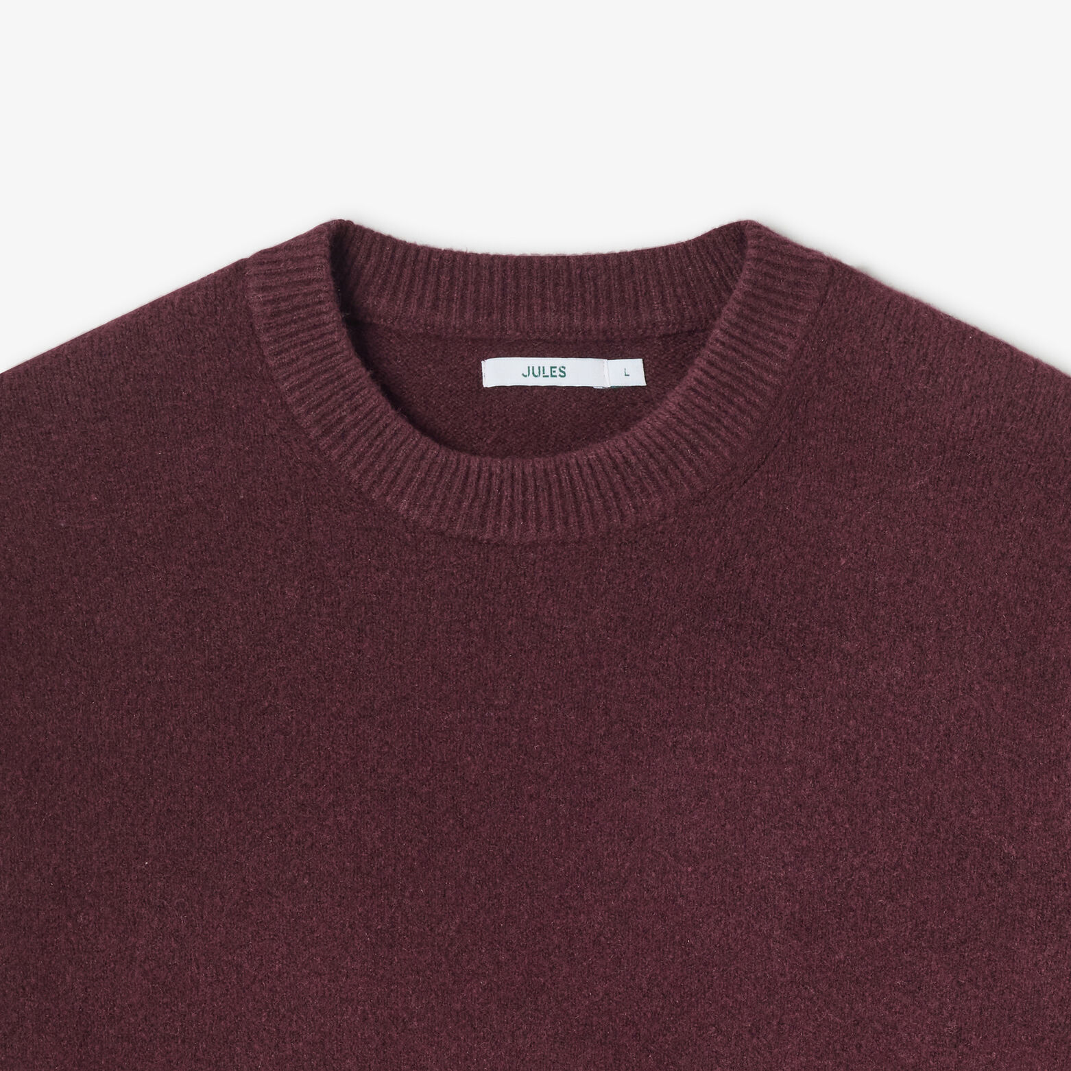 Pluizig trui ronde hals