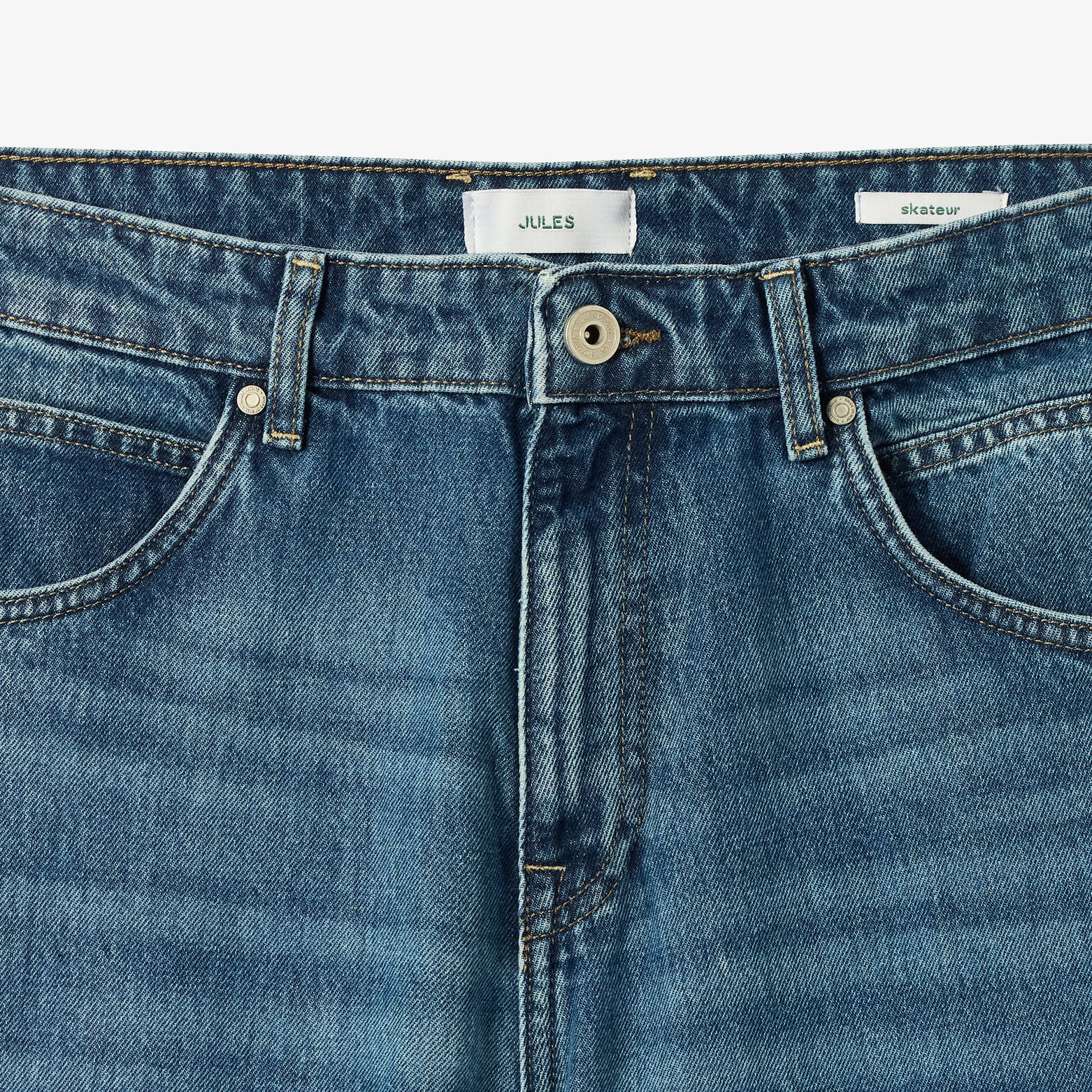 Jean skateur d&eacute;lav&eacute; 100% coton