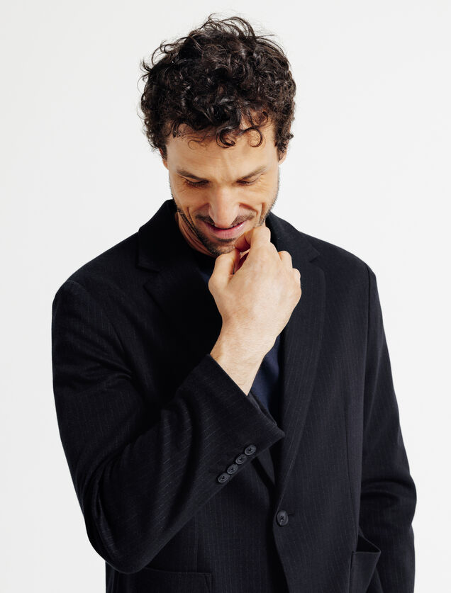 Veste blazer ray&eacute;e