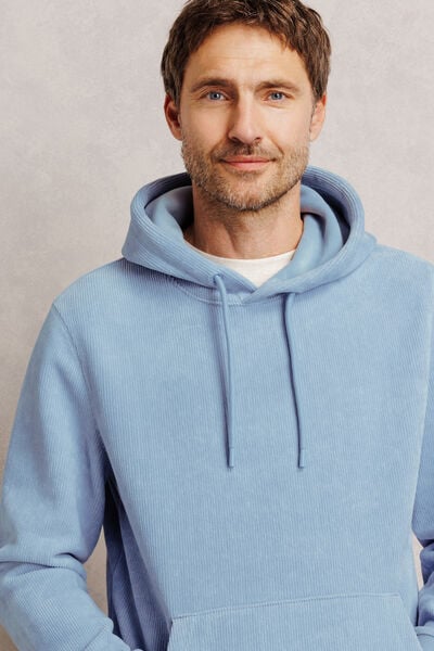 Sweat &agrave; capuche en velours