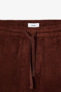 Pantalon en velours taille &eacute;lastiqu&eacute;e