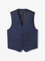 Gilet de costume slim pied de puce