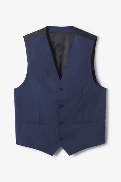 Gilet de costume slim pied de puce