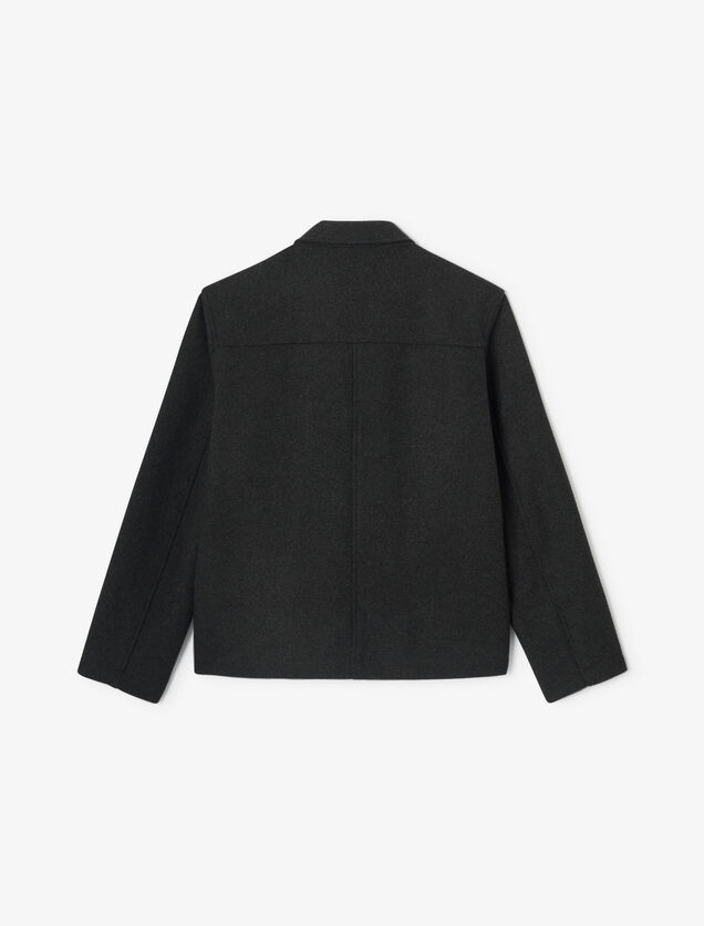 Vest met hemdskraag en knopen