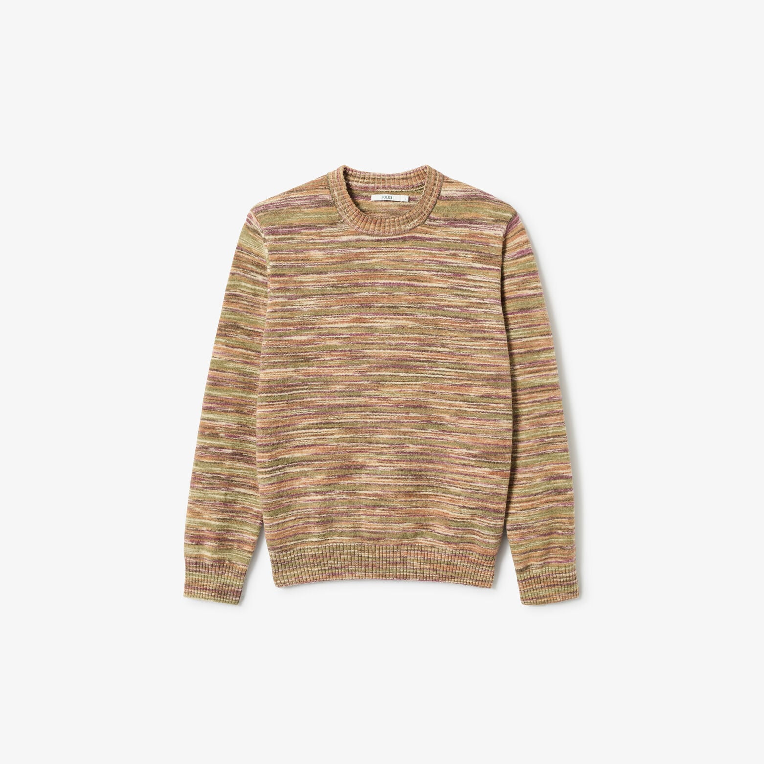 Pull col rond mousseux coton majoritaire