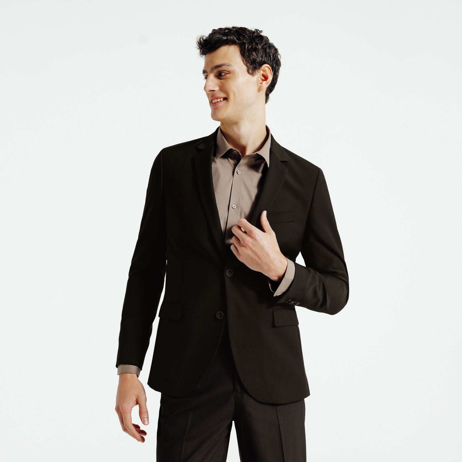 Veste de costume confort unie