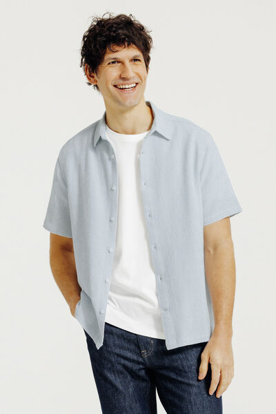 Effen gebreid hemdje in katoen 