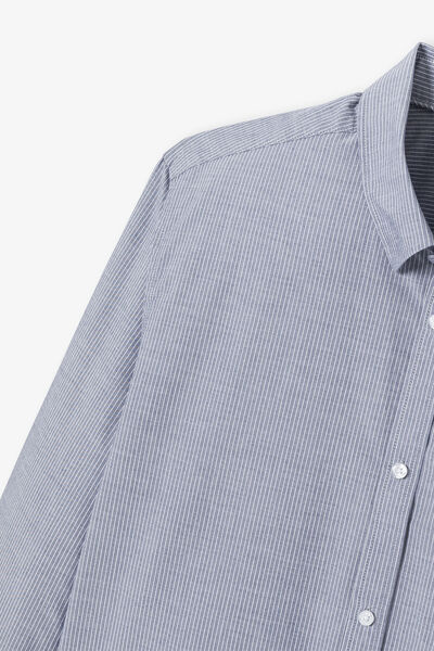 Chemise en coton rayée