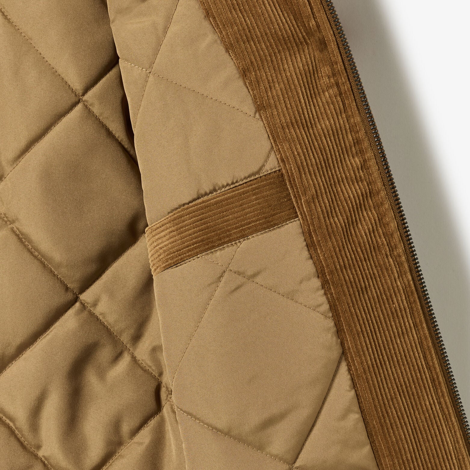 Fluwelen blouson met hemdkraag en rits
