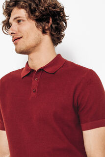 Polo en maille micro piqu&eacute;