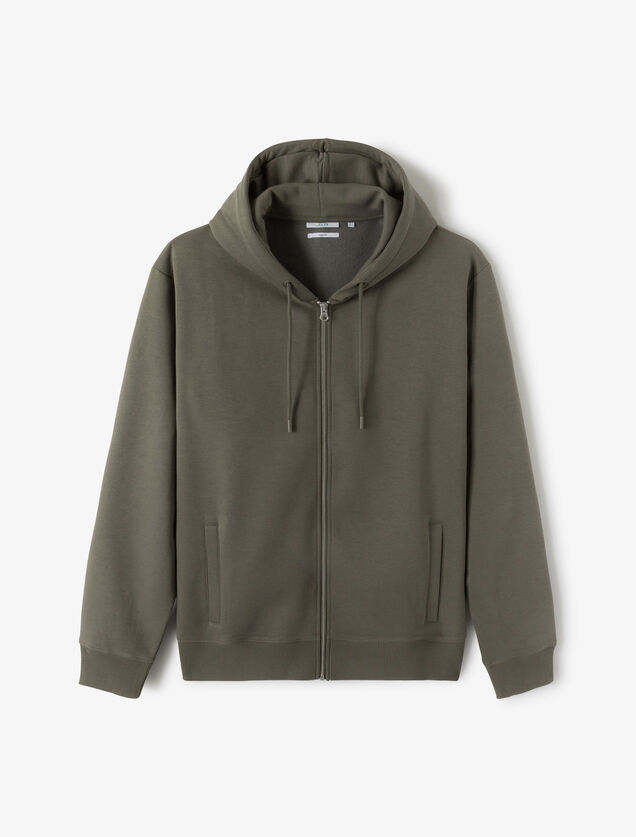 Sweat &agrave; capuche zipp&eacute;