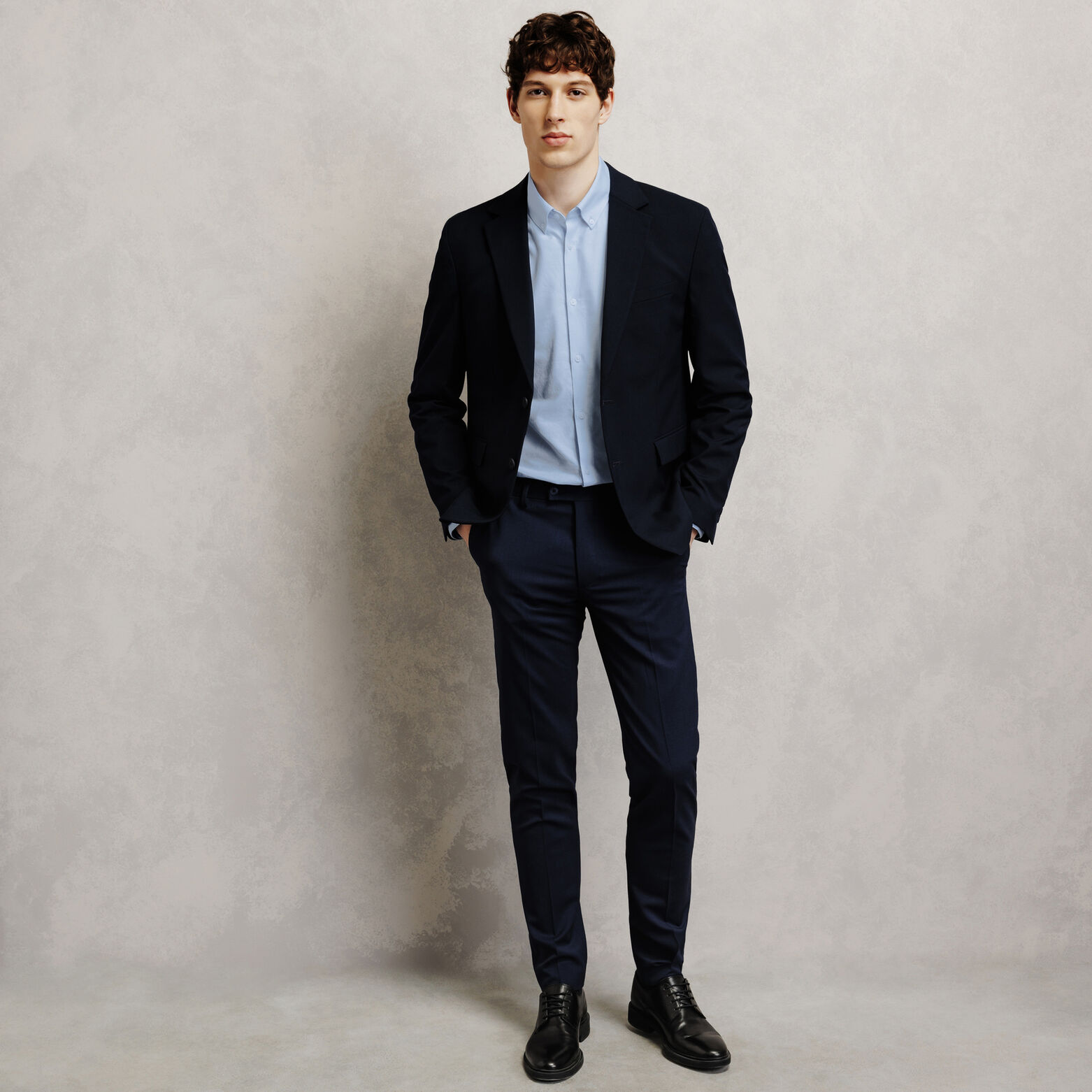 Chemise en coton regular unie