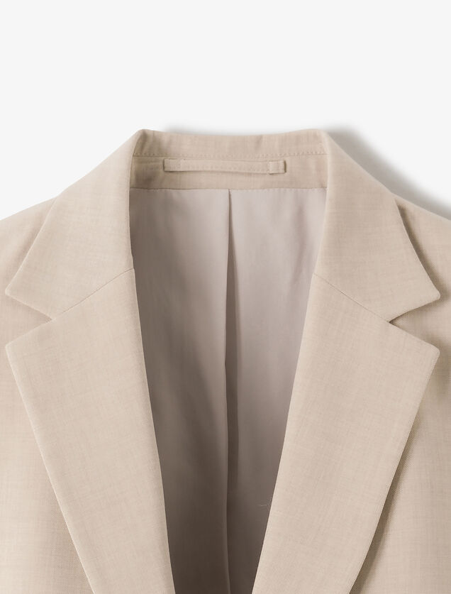Tweekleurig comfort fit kostuumvest