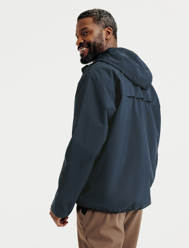 Blouson coupe-vent &agrave; capuche
