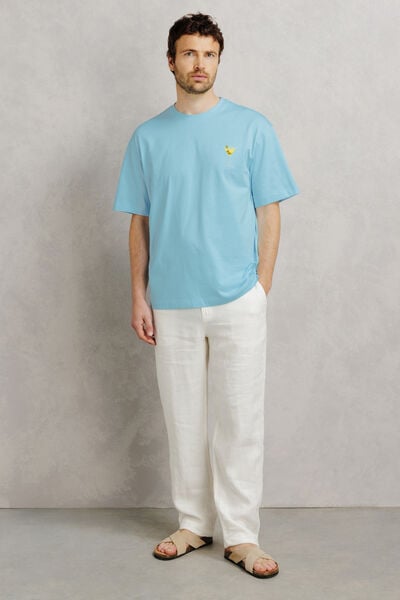 Tee shirt imprim&eacute; devant dos
