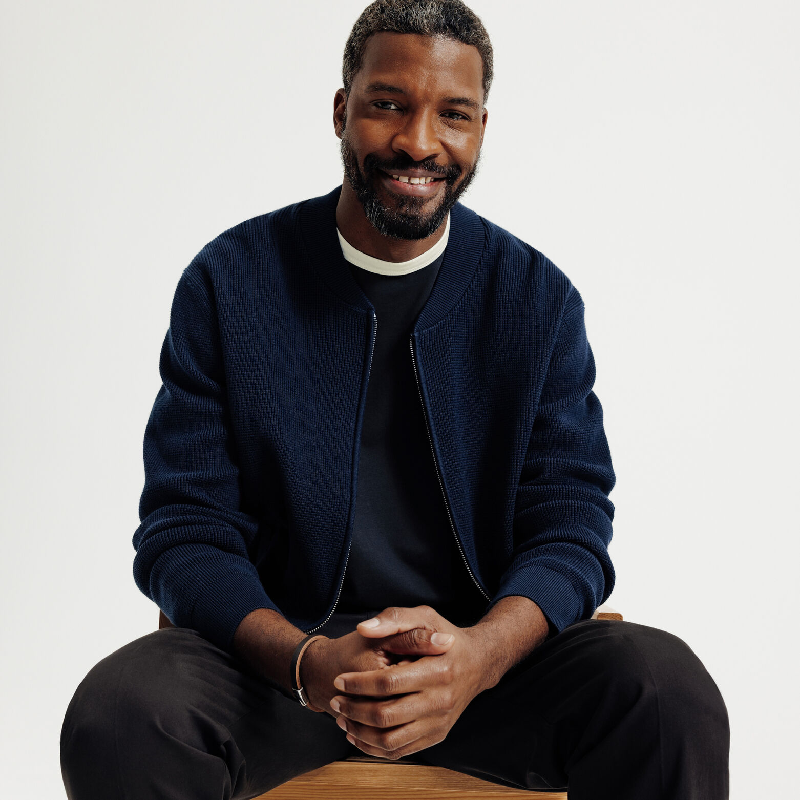 T-shirt met contrasterend borduursel